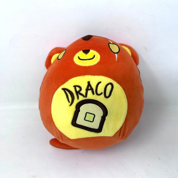 ItsFunneh The Krew Draco 10" Orange Tiger Toast Squishable Plush - Picture 1 of 5